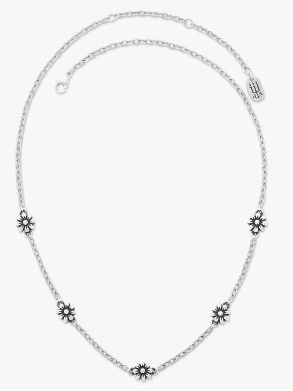 James Avery Margarita Flower Necklace (Sterling Silver)